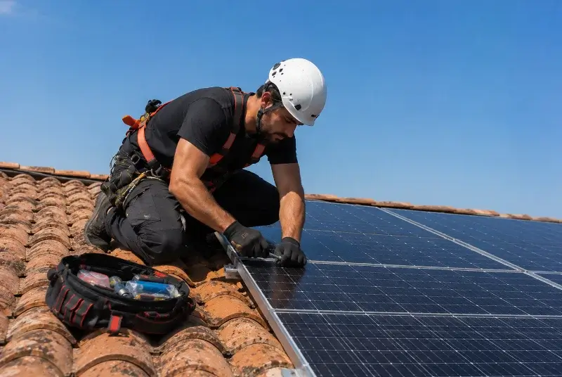 Maintenance et monitoring de panneaux solaires à Ayherre